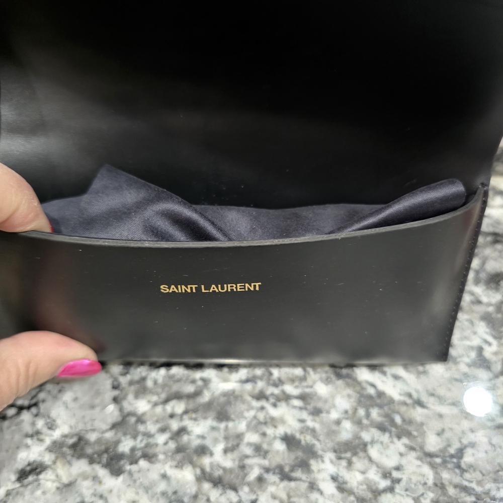 Authentic Saint Laurent Loulou Tortoise Heart Sunglasses - Picture 6 of 6
